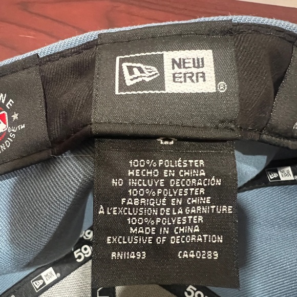 New Era, 59Fifty, Fitted Hat, New York Yankees, Blue & White - Picture 9 of 9